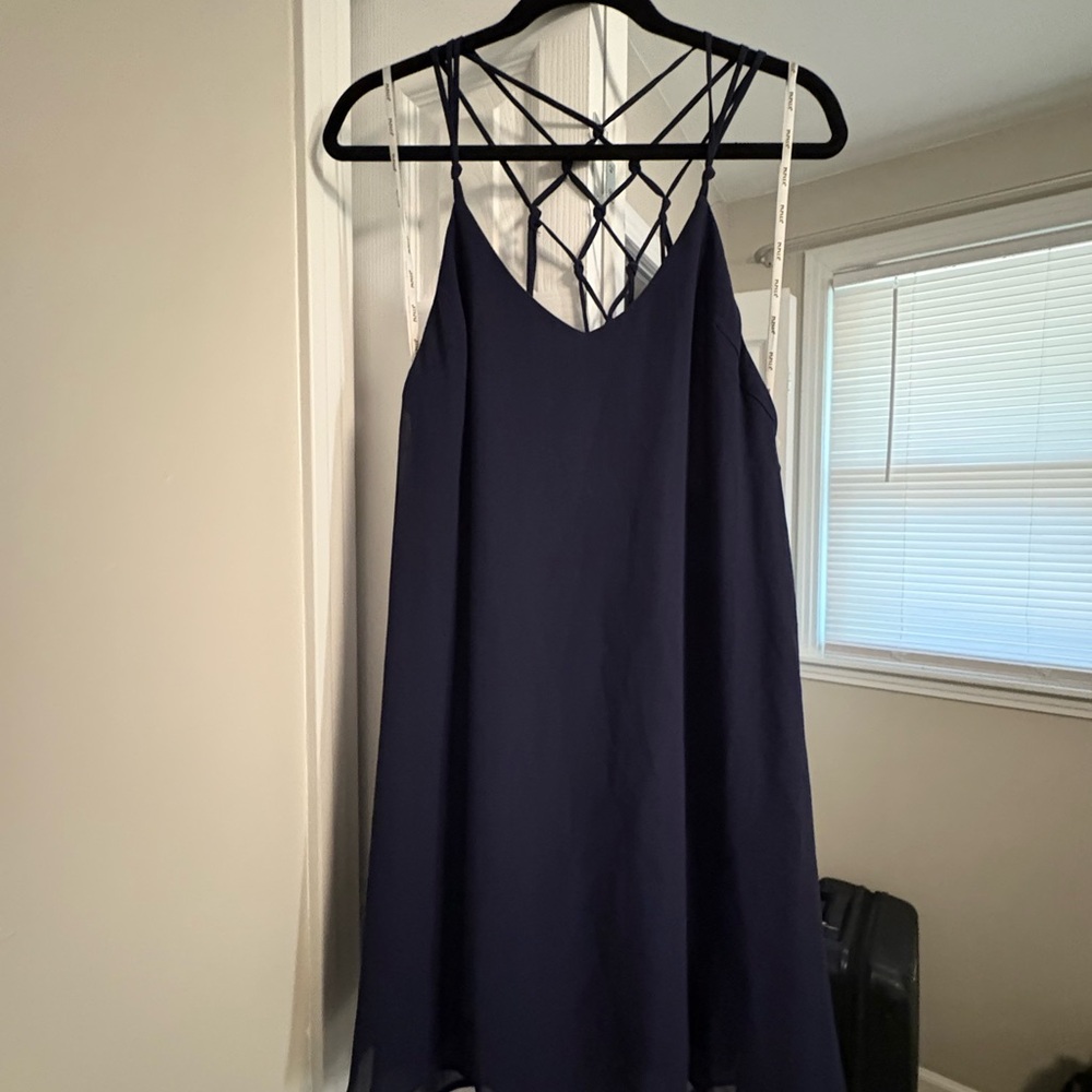 Papaya Deep Blue Strappy Dress